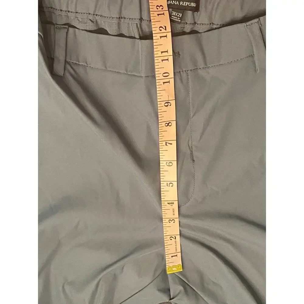 Banana Republic Gray Performance Golf Pants Men’s 38x29 Stretch Casual Office